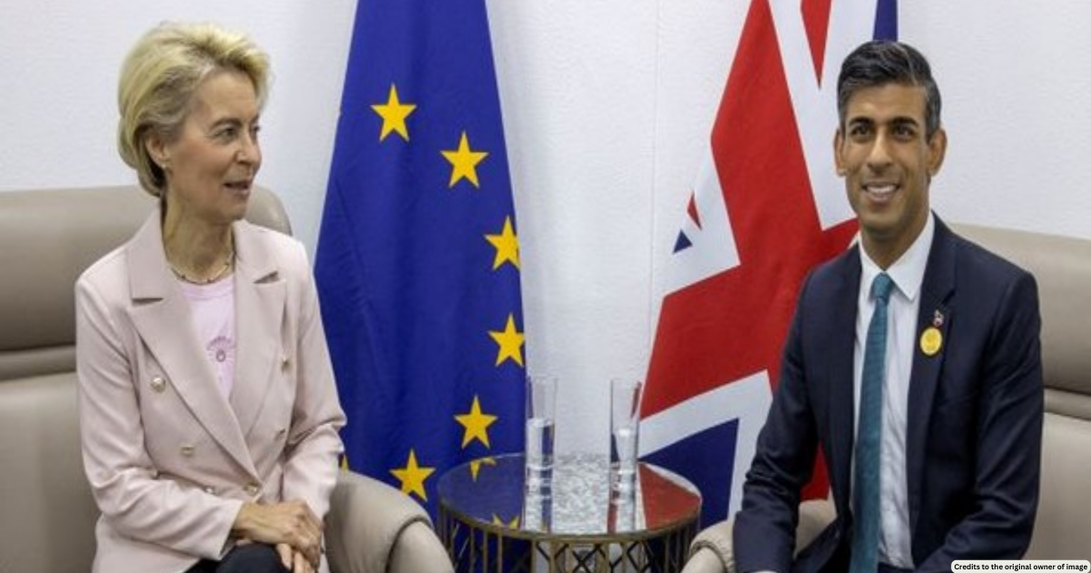 UK PM Sunak to meet EU chief Leyen to finalise Brexit's Northern Ireland deal